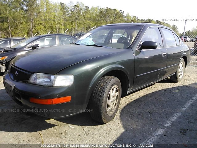 JN1CA21D9TT163811 - 1996 NISSAN MAXIMA GLE/GXE/SE GREEN photo 2