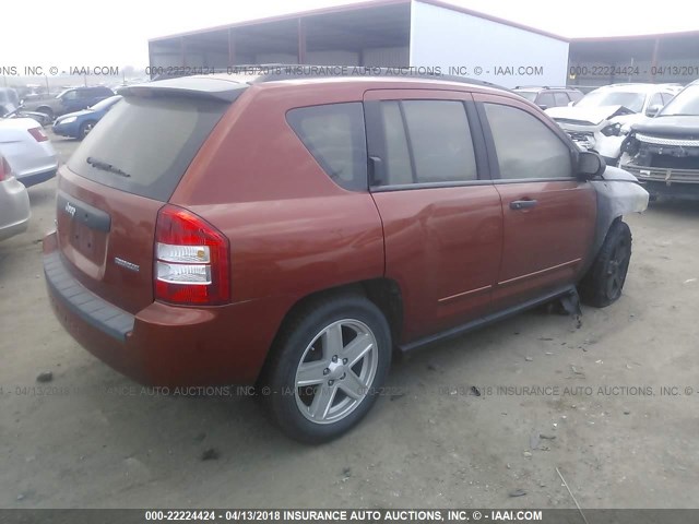 1J4NF4FB2AD505479 - 2010 JEEP COMPASS SPORT ORANGE photo 4