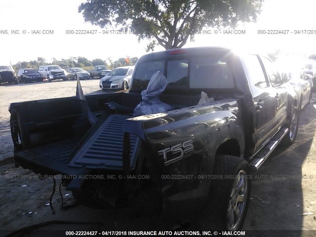 3TMJU62N98M057679 - 2008 TOYOTA TACOMA DOUBLE CAB PRERUNNER BLACK photo 4