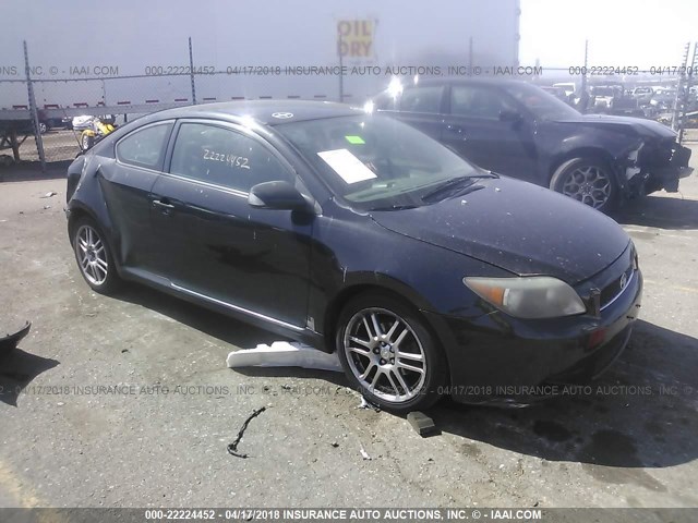 JTKDE177750003358 - 2005 TOYOTA SCION TC BLACK photo 1