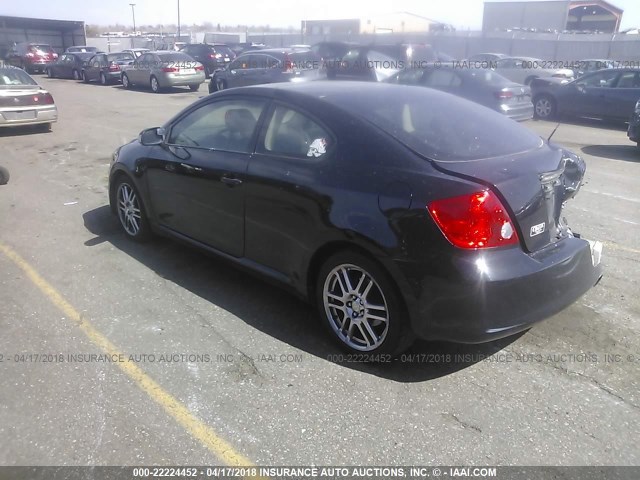 JTKDE177750003358 - 2005 TOYOTA SCION TC 黑色 照片 3