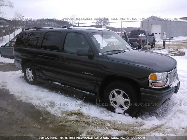 1GKFK66U01J264093 - 2001 GMC DENALI XL K1500 GREEN photo 1