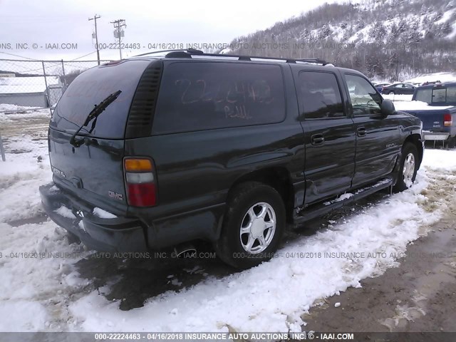 1GKFK66U01J264093 - 2001 GMC DENALI XL K1500 GREEN photo 4