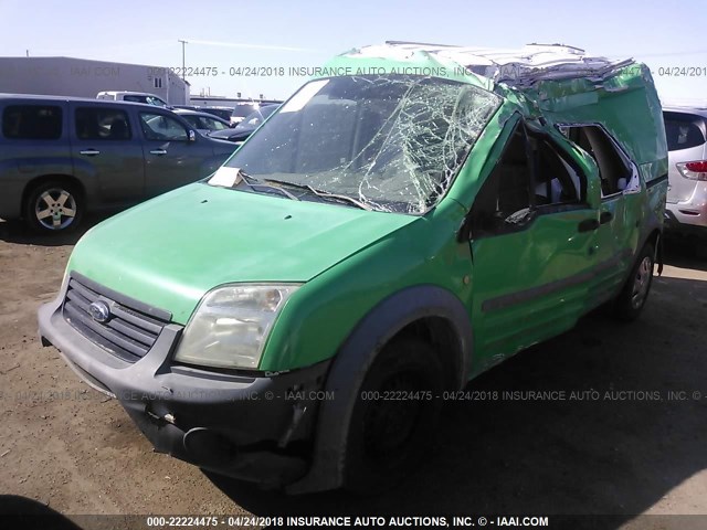 NM0LS7AN8BT060651 - 2011 FORD TRANSIT CONNECT XL GREEN photo 2