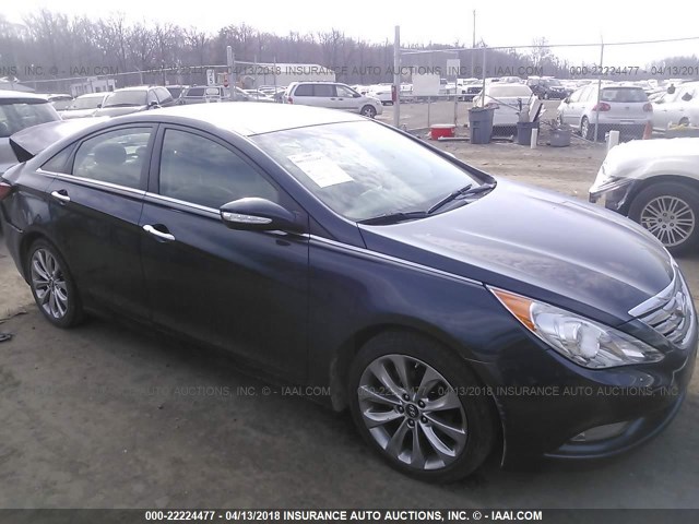 5NPEC4AB9CH342140 - 2012 HYUNDAI SONATA SE/LIMITED Dark Blue photo 1