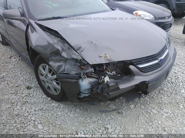 2G1WF52E839215787 - 2003 CHEVROLET IMPALA BROWN photo 6