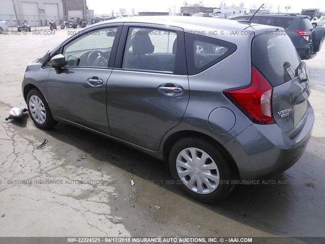 3N1CE2CP7GL354164 - 2016 NISSAN VERSA NOTE S/S PLUS/SV/SL/SR GRAY photo 3