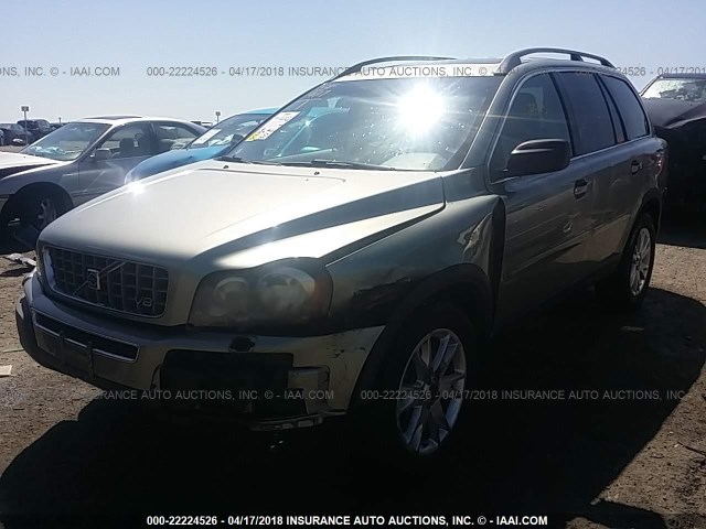 YV4CZ852561256470 - 2006 VOLVO XC90 V8 GREEN photo 2