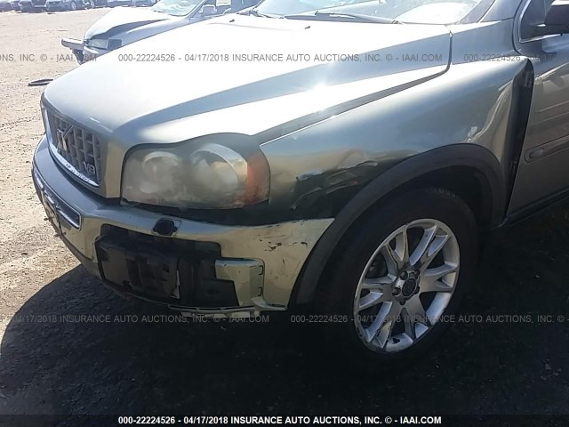 YV4CZ852561256470 - 2006 VOLVO XC90 V8 GREEN photo 6