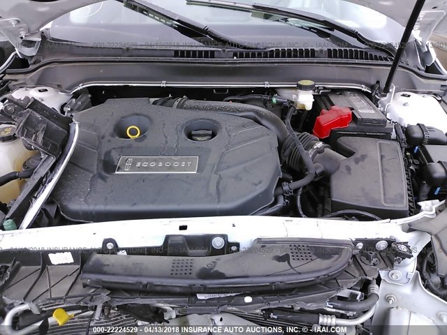 3LN6L5E91HR634303 - 2017 LINCOLN MKZ RESERVE თეთრი ფოტო 10