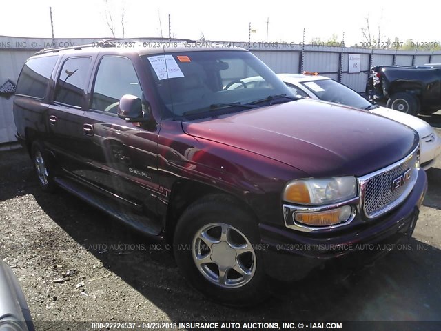 1GKFK66U62J190616 - 2002 GMC DENALI XL K1500 BURGUNDY photo 1