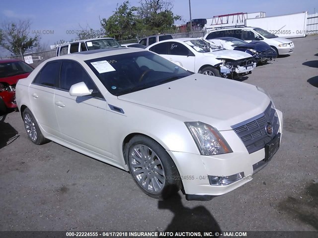 1G6DP5ED2B0121494 - 2011 CADILLAC CTS PREMIUM COLLECTION WHITE photo 1