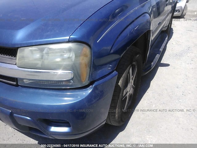 1GNDS13S352155305 - 2005 CHEVROLET TRAILBLAZER LS/LT BLUE photo 6