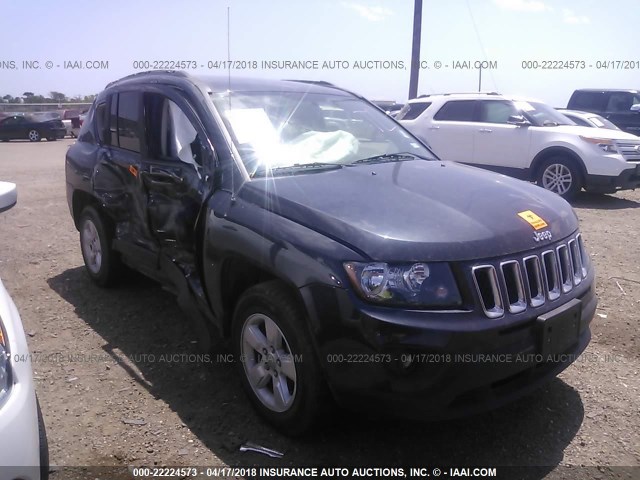 1C4NJCBA4GD543459 - 2016 JEEP COMPASS SPORT BLUE photo 1