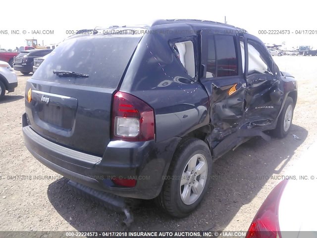 1C4NJCBA4GD543459 - 2016 JEEP COMPASS SPORT BLUE photo 4