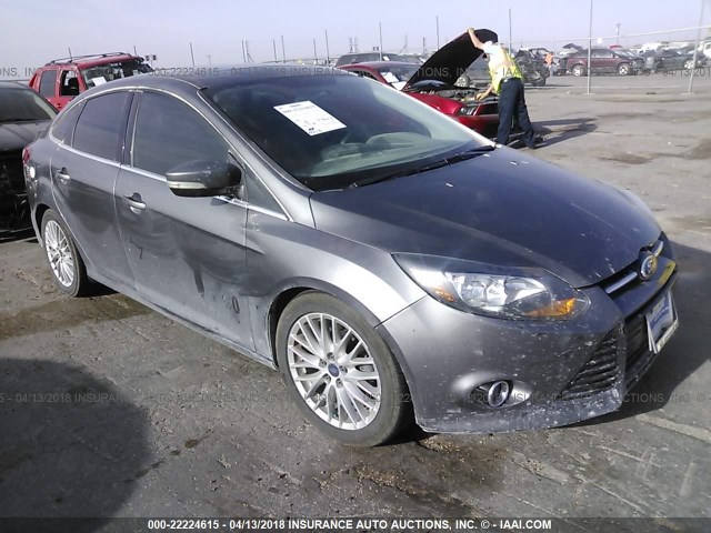 1FADP3J23DL204333 - 2013 FORD FOCUS TITANIUM GRAY photo 1