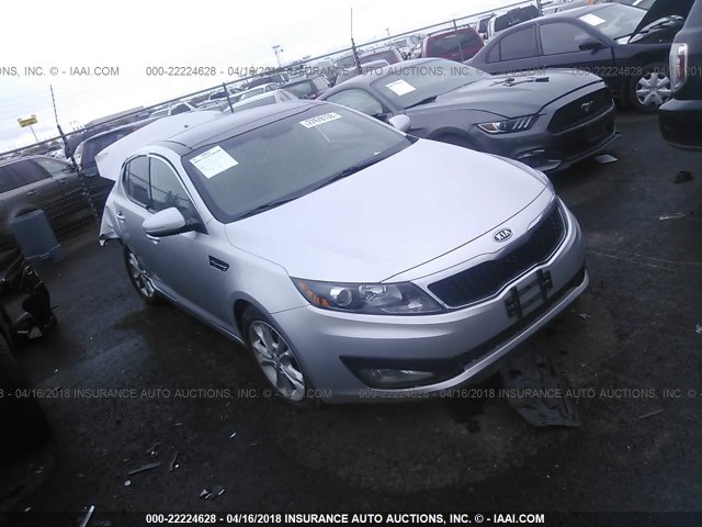 5XXGN4A7XCG043136 - 2012 KIA OPTIMA EX SILVER photo 1