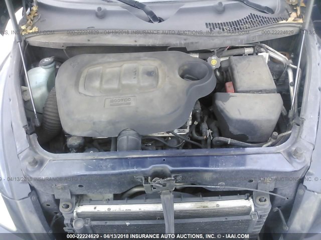 3GNBAADB0AS512835 - 2010 CHEVROLET HHR LS ლურჯი ფოტო 10