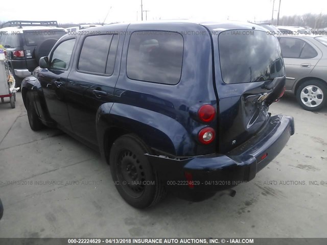 3GNBAADB0AS512835 - 2010 CHEVROLET HHR LS ლურჯი ფოტო 3