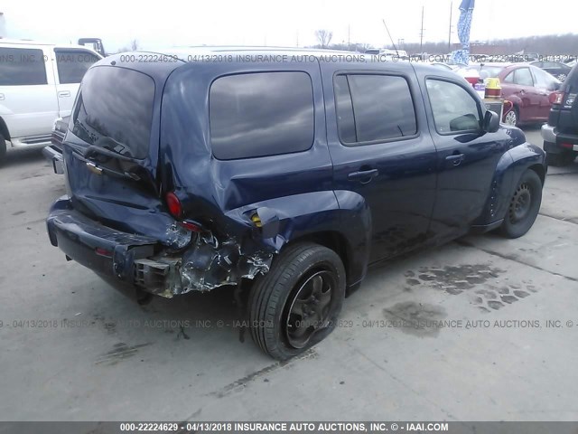 3GNBAADB0AS512835 - 2010 CHEVROLET HHR LS ლურჯი ფოტო 4