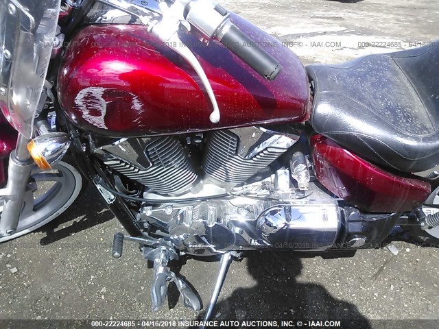 1HFSC55014A009009 - 2004 HONDA VTX1300 C RED photo 9