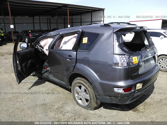 JA4AS2AW5AZ019261 - 2010 MITSUBISHI OUTLANDER ES ლურჯი ფოტო 3