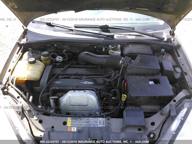 1FAFP3438YW314702 - 2000 FORD FOCUS SE/SE SPORT GRAY photo 10