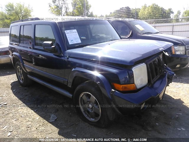 1J8HH48K36C136566 - 2006 JEEP COMMANDER 蓝色 照片 1