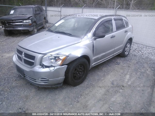 1B3HB28BX7D506471 - 2007 DODGE CALIBER SILVER photo 6