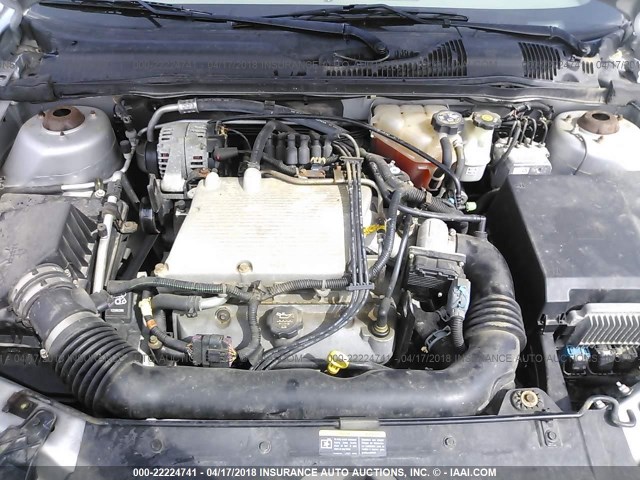 1G1ZT52874F218706 - 2004 CHEVROLET MALIBU LS 银色 照片 10