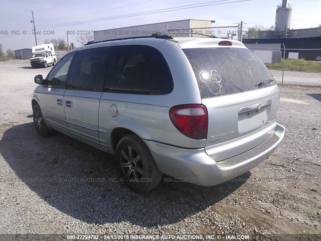 2C8GP54L52R587864 - 2002 CHRYSLER TOWN & COUNTRY LXI Light Blue photo 3