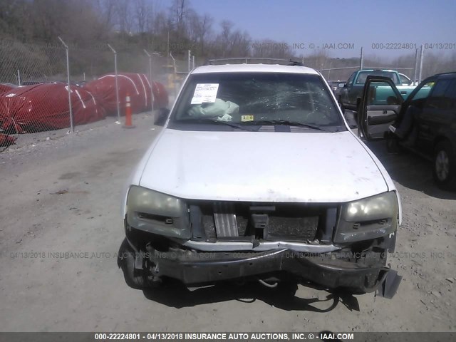 1GNDS13SX32175130 - 2003 CHEVROLET TRAILBLAZER  WHITE photo 6