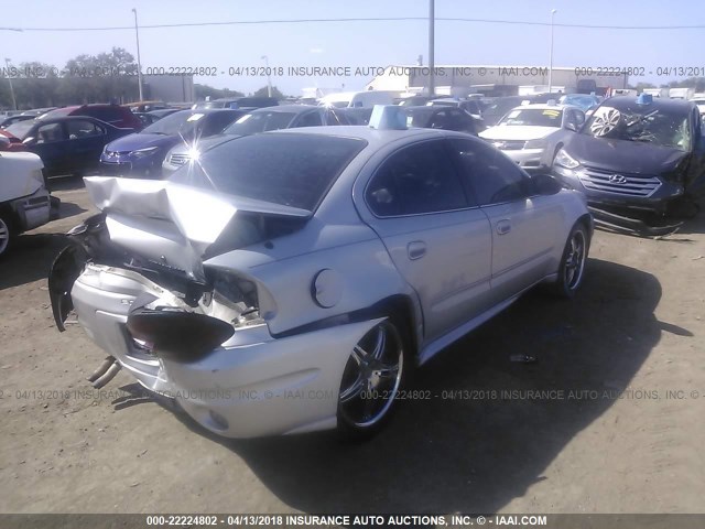 1G2NE52F55M256127 - 2005 PONTIAC GRAND AM SE SILVER photo 4