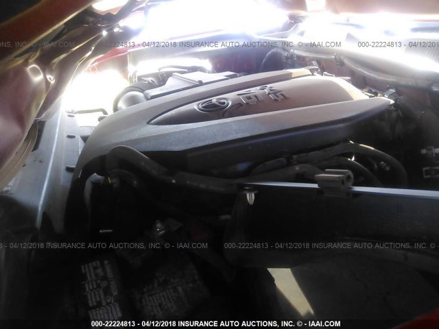 5TFAZ5CN1GX001707 - 2016 TOYOTA TACOMA DBL CAB/SR5/TRD SPORT/OR RED photo 10