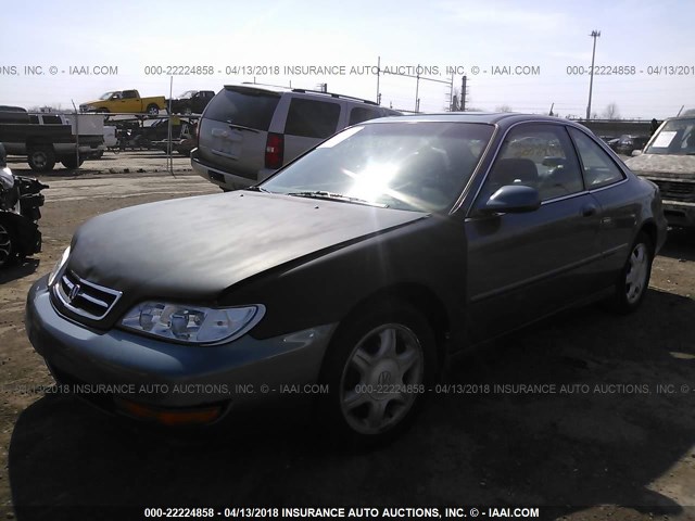 19UYA1251VL002751 - 1997 ACURA 2.2CL Hellblau Foto 2