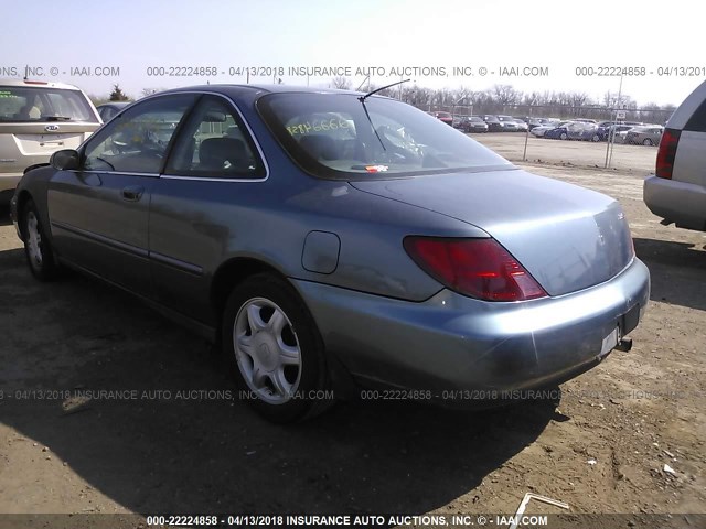 19UYA1251VL002751 - 1997 ACURA 2.2CL Hellblau Foto 3