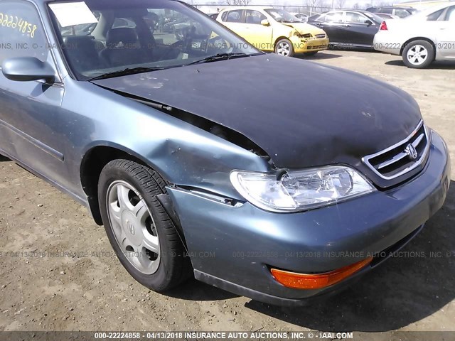 19UYA1251VL002751 - 1997 ACURA 2.2CL Hellblau Foto 6