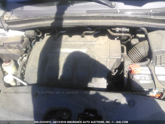 5FNRL38696B054500 - 2006 HONDA ODYSSEY EXL ნაცრისფერი ფოტო 10