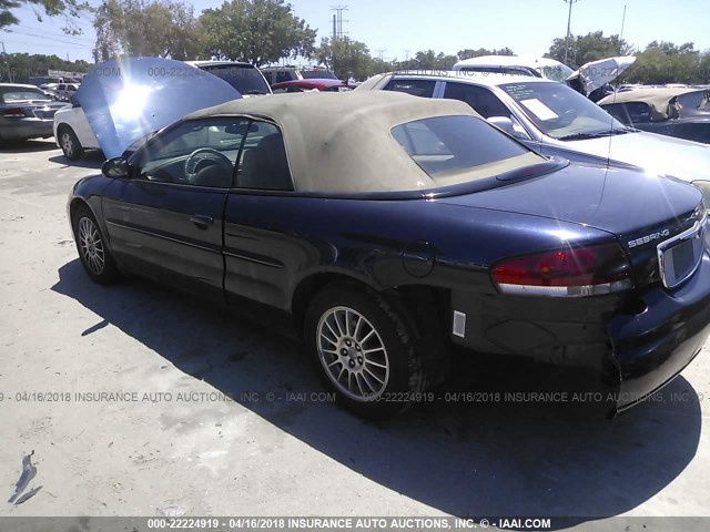 1C3EL55R54N114266 - 2004 CHRYSLER SEBRING LXI BLUE photo 6