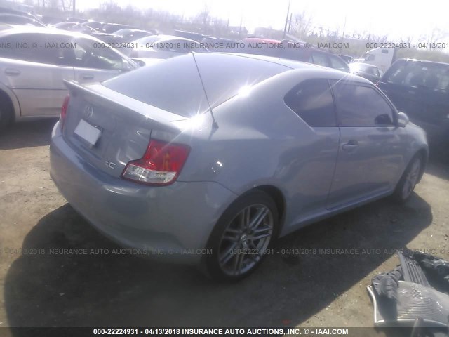 JTKJF5C78D3050487 - 2013 TOYOTA SCION TC 灰色 照片 4