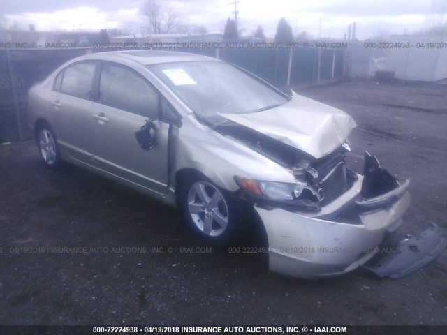 1HGFA16998L117042 - 2008 HONDA CIVIC EXL GOLD photo 1