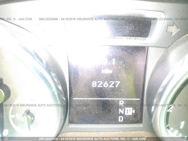 4JGDA5HB2CA020603 - 2012 MERCEDES-BENZ ML 350 4MATIC BLUE photo 7