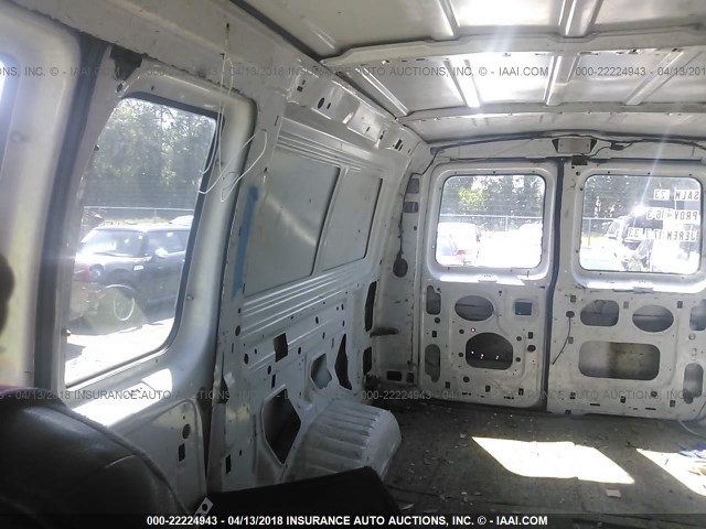 1FTNE2421YHA45086 - 2000 FORD ECONOLINE E250 VAN WHITE photo 8