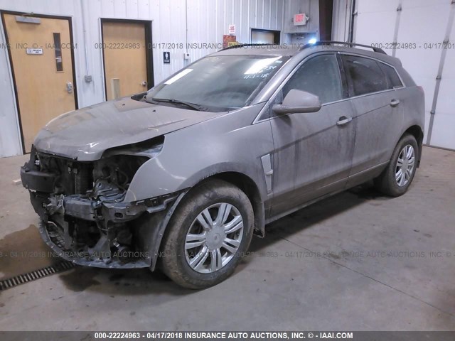 3GYFNGE30CS545906 - 2012 CADILLAC SRX GRAY photo 2