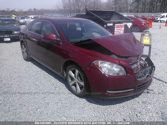 1G1ZJ57B39F258718 - 2009 CHEVROLET MALIBU 2LT BURGUNDY photo 1