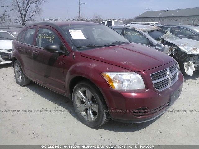 1B3CB4HA6AD650541 - 2010 DODGE CALIBER SXT RED photo 1