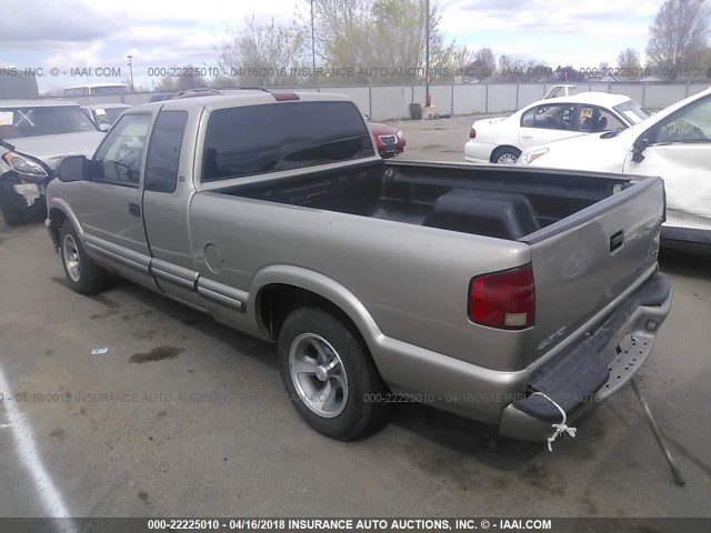 1GCCS195618152413 - 2001 CHEVROLET S TRUCK S10 BROWN photo 3