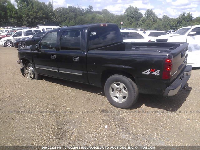 2GCEK13Z171143702 - 2007 CHEVROLET SILVERADO K1500 CLASSIC CREW CAB BLACK photo 3