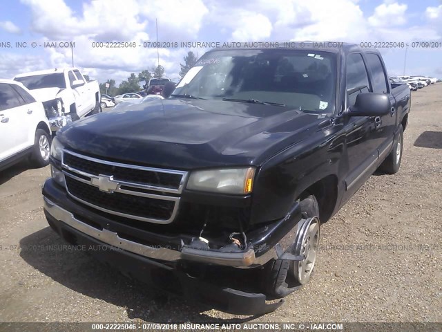 2GCEK13Z171143702 - 2007 CHEVROLET SILVERADO K1500 CLASSIC CREW CAB BLACK photo 6