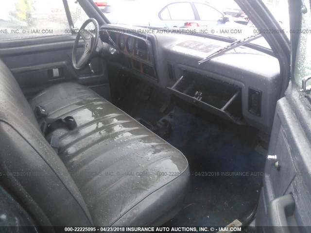 1B7FD04H7HS490631 - 1987 DODGE D-SERIES D100 GRAY photo 5